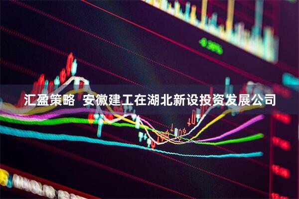 汇盈策略  安徽建工在湖北新设投资发展公司